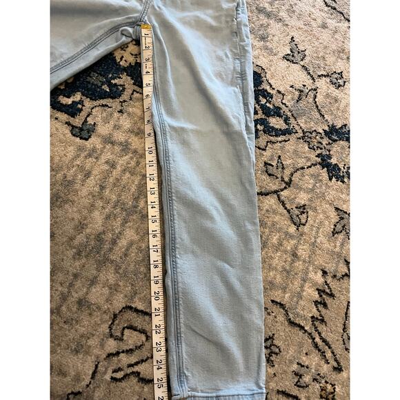 American Eagle Women's Light Blue Straight Jeans Size 0 Casual Denim - Picture 5 of 8